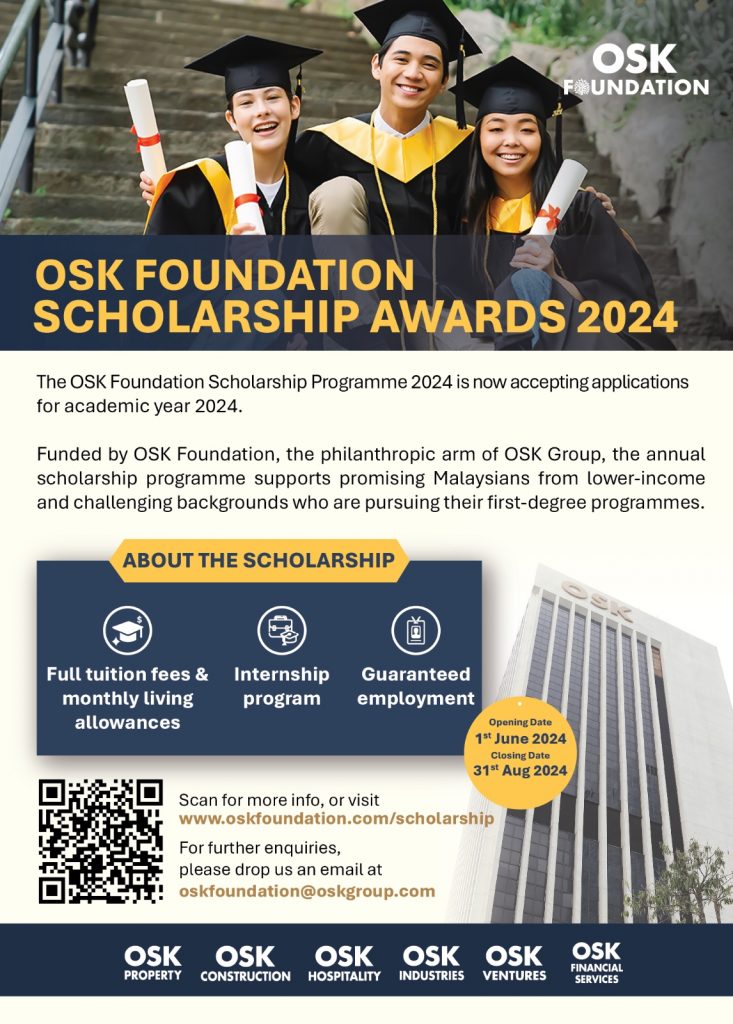 OSK Foundation Scholarship Awards 2024